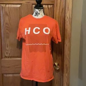 Hollister size L Men’s orange T shirt.